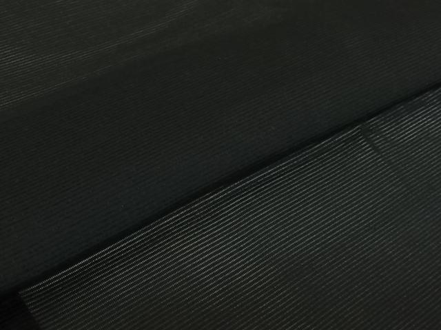 平和屋着物▽羽織　スリーシーズン　春夏秋　塵除け　黒地　正絹　逸品　AABJ8318jh