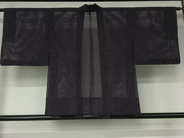 平和屋着物▽羽織　スリーシーズン　春夏秋　塵除け　流水文　正絹　逸品　AABJ8322jh