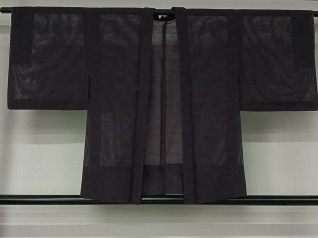 平和屋着物▽羽織　スリーシーズン　春夏秋　塵除け　流水文　正絹　逸品　AABJ8322jh
