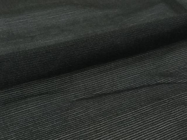 平和屋着物▽羽織　スリーシーズン　春夏秋　塵除け　黒地　正絹　逸品　AABJ8323jh