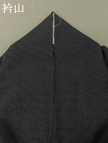 平和屋着物▽伝統工芸師　服部光擴　江戸小紋　単衣　角通し　正絹　逸品　AABJ8351jh