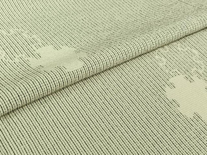 平和屋着物▽本塩沢　単衣　雪輪文　健勝苑扱い　正絹　逸品　AABJ8352jh