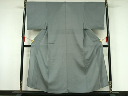 平和屋着物＊夏物　男性　お召　霞文　高島屋扱い　正絹　逸品　AABJ8353jh