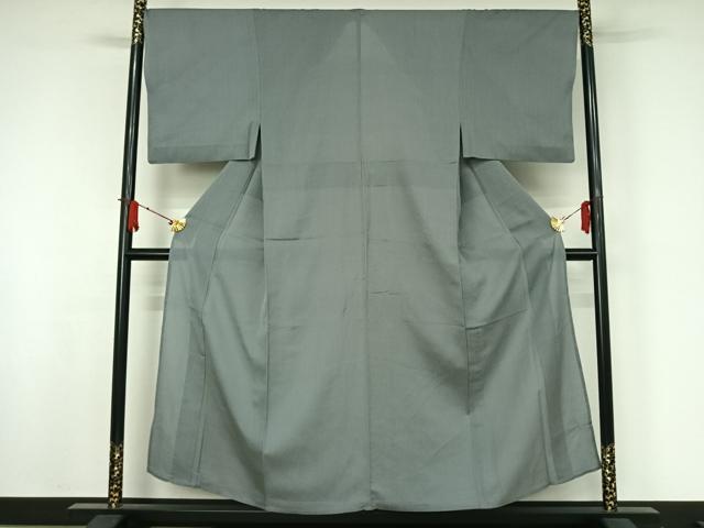 平和屋着物＊夏物　男性　お召　霞文　高島屋扱い　正絹　逸品　AABJ8353jh