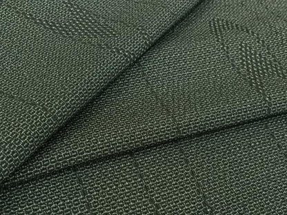 平和屋着物▽本塩沢　単衣　110亀甲　霞文　正絹　逸品　AABJ8357jh