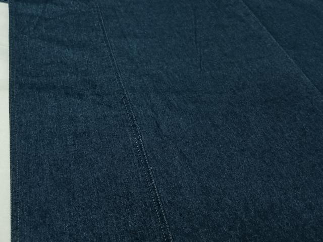 平和屋着物▽男性　デニム着物　単衣　霞文　綿　AABJ8369jh