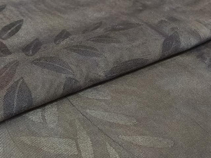 平和屋着物▽訪問着　無双　紗袷　紗×紗　草葉文　正絹　逸品　AABJ8378jh