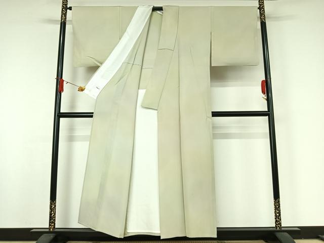 平和屋着物▽上質な小紋 単衣 霞文 暈し染め 正絹 逸品