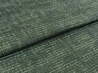 平和屋着物▽上質な紬　単衣　幾何学文様　正絹　逸品　AABJ8394jh