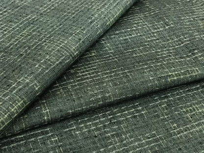 平和屋着物▽上質な紬　単衣　幾何学文様　正絹　逸品　AABJ8394jh