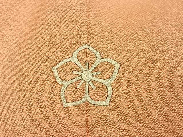 平和屋着物●訪問着　駒刺繍　流水草花文　金彩　正絹　逸品　AABJ8411ph
