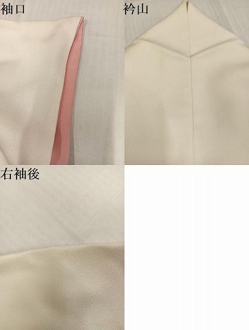 平和屋着物●訪問着　舞花文　暈し染め　金銀彩　正絹　逸品　AABJ8412ph