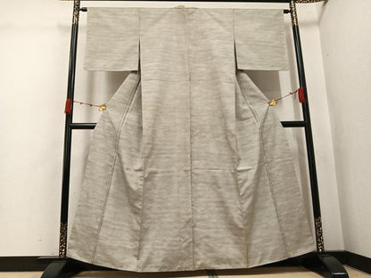 平和屋着物●上質な紬　霞文　正絹　逸品　未使用　AABJ8417ph