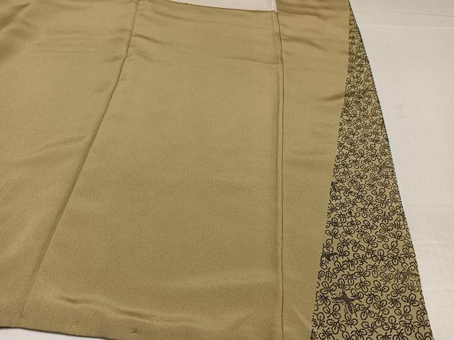 平和屋着物●訪問着　駒刺繍　舞花文　暈し染め　金彩　正絹　逸品　AABJ8429ph
