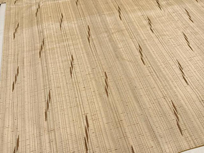 平和屋着物●ぜんまい紬　間道　正絹　逸品　AABJ8439ph