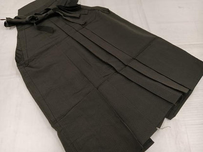 平和屋着物●男性　馬乗り袴　縞　正絹　逸品　AABJ8441ph