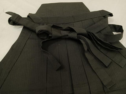 平和屋着物●男性　馬乗り袴　縞　正絹　逸品　AABJ8441ph