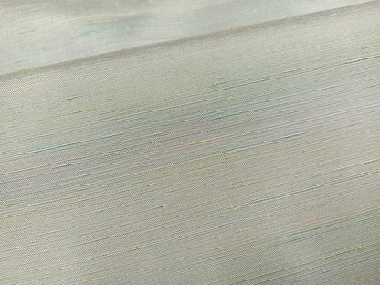 平和屋着物●紅花紬　米沢　霞文　正絹　逸品　未使用　AABJ8453ph