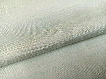 平和屋着物●紅花紬　米沢　霞文　正絹　逸品　未使用　AABJ8453ph