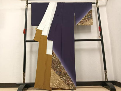 平和屋着物●訪問着　作家物　辻が花　暈し染め　正絹　逸品　AABJ8457ph