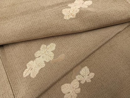 平和屋着物●上質な小紋　瓢箪　正絹　逸品　AABJ8478ph