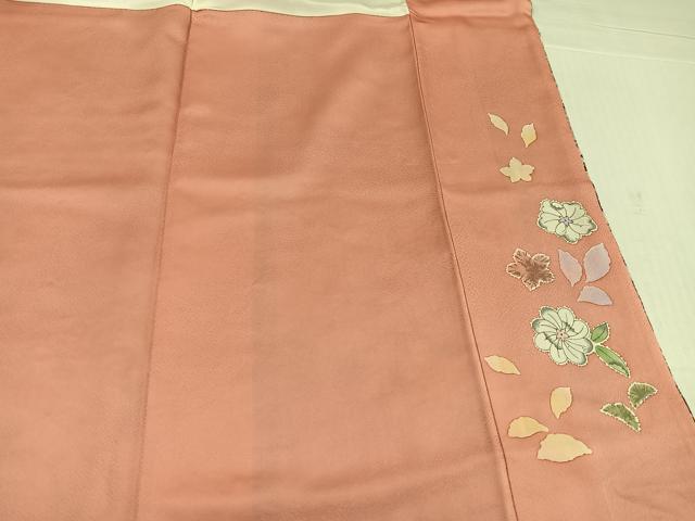平和屋着物●豪華振袖　辻が花　暈し染め　銀通し地　正絹　逸品　AABJ8484ph