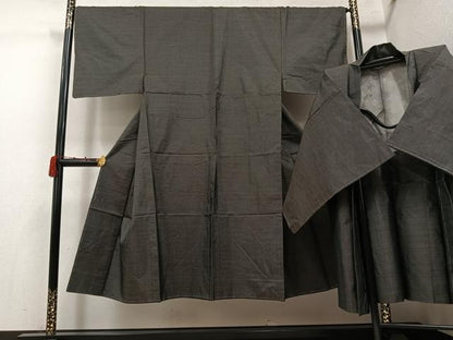 平和屋着物●男性　本場大島紬　アンサンブル　100亀甲　総詰め　正絹　逸品　未使用　AABJ8494ph