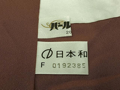 平和屋着物●伝統工芸師　服部光擴　江戸小紋　角通し　正絹　逸品　AABJ8504ph
