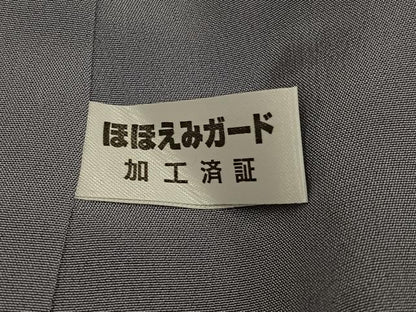 平和屋着物●お召　訪問着　霞文　正絹　逸品　AABJ8522ph
