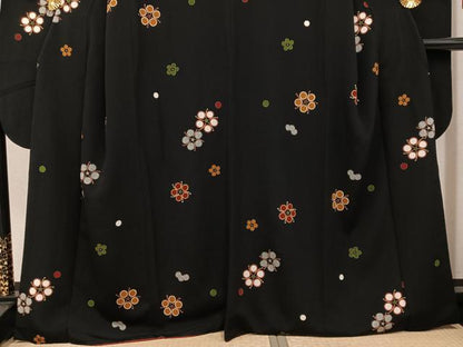 平和屋着物●豪華振袖　梅　金彩　鬼しぼ縮緬　正絹　逸品　AABJ8527ph
