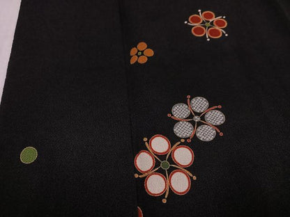 平和屋着物●豪華振袖　梅　金彩　鬼しぼ縮緬　正絹　逸品　AABJ8527ph