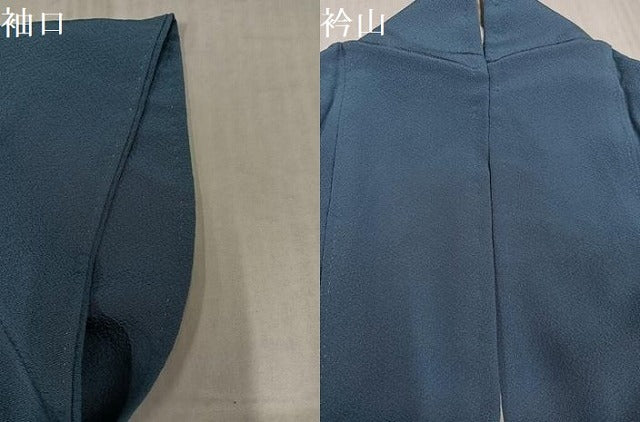 平和屋着物●上質な色無地　錆鼠色　正絹　逸品　AABJ8530ph