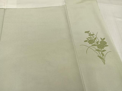 平和屋着物●訪問着　鳳凰更紗　暈し染め　金彩　ロング丈　正絹　逸品　未使用　AABJ8543ph