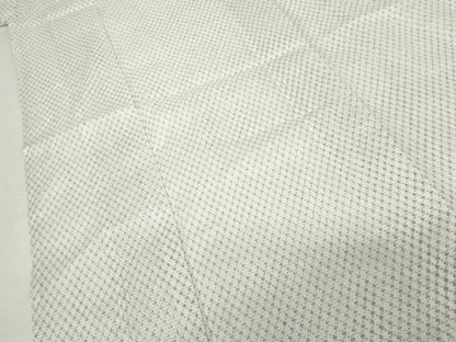 平和屋着物＊夏物　男性　上布　十字絣　麻　逸品　AABJ8573cs