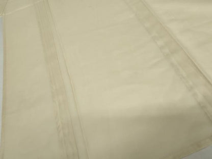 平和屋着物＊夏物　男性　色無地　紗　砂色　正絹　逸品　AABJ8590cs