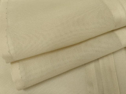 平和屋着物＊夏物　男性　色無地　紗　砂色　正絹　逸品　AABJ8590cs