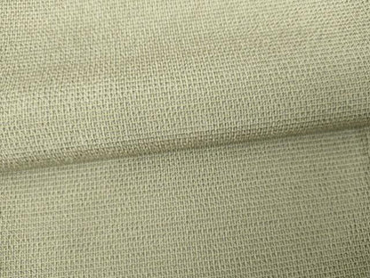 平和屋着物●本塩沢　やまだ織　色無地　山葵色　正絹　逸品　AABJ8592cs