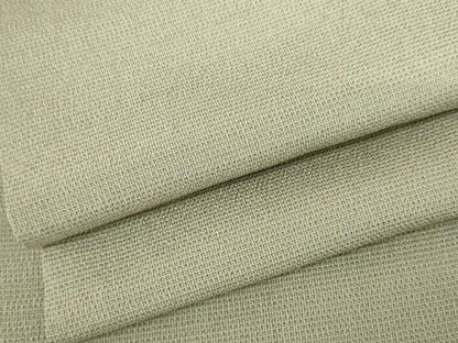 平和屋着物●本塩沢　やまだ織　色無地　山葵色　正絹　逸品　AABJ8592cs