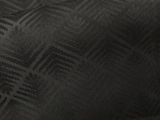 平和屋着物●男性　黒紋付・羽織セット　キングサイズ　洗える着物　AABJ8605cs
