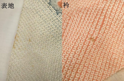 平和屋着物●豪華振袖　総絞り　檜扇松文　正絹　逸品　AABJ8613cs