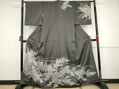 平和屋着物●訪問着　萩　正絹　逸品　未使用　AABJ8618cs