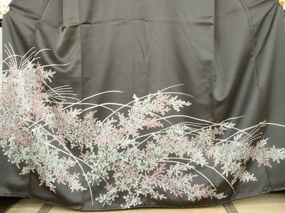 平和屋着物●訪問着　萩　正絹　逸品　未使用　AABJ8618cs
