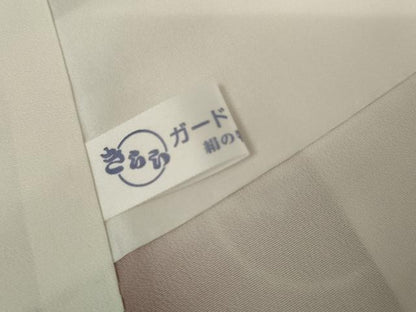 平和屋着物●上質な小紋　花唐草文　正絹　逸品　AABJ8635cs