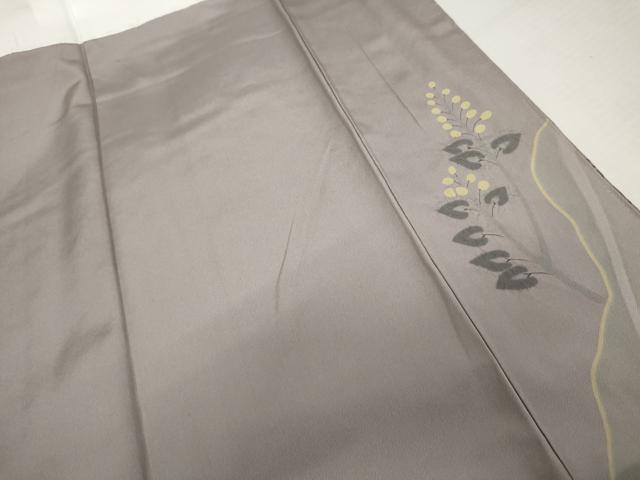 平和屋着物●訪問着　枝花文　暈し染め　金彩　正絹　逸品　AABJ8636cs