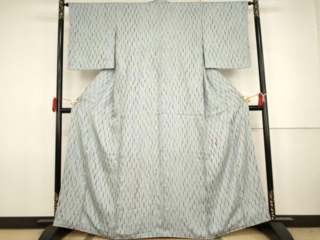 平和屋着物●上質な小紋　竜巻絞り　正絹　逸品　AABJ8642cs