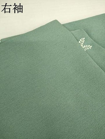 平和屋着物●訪問着　駒刺繍　冊子花文　金彩　正絹　逸品　AABJ8643cs