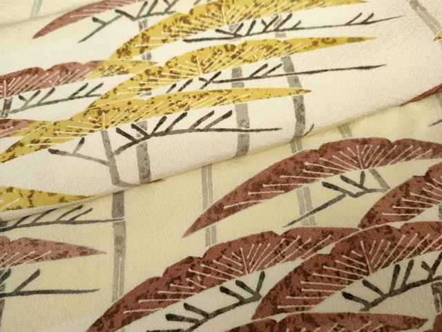 平和屋着物●訪問着　友禅　作家物　英世　枝松文　暈し染め　仮絵羽　正絹　逸品　未使用　AABJ8650cs