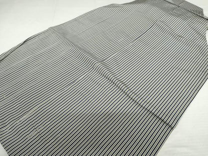 平和屋着物●男性　馬乗り袴　縞　正絹　逸品　未使用　AABJ8651cs