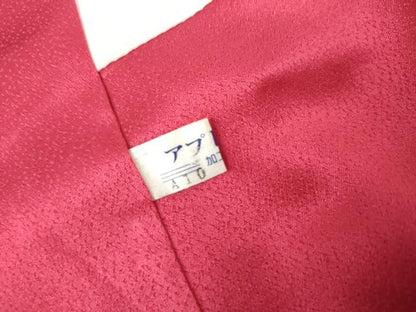 平和屋着物●豪華振袖　舞桜文　暈し染め　金彩　正絹　逸品　AABJ8670cs