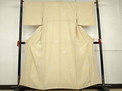 平和屋着物●上質な小紋　葡萄文　金彩　正絹　逸品　AABJ8672cs